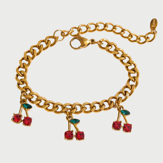 CHERRY CHARM BRACELET