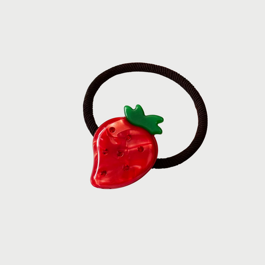 STRAWBERRY HAIR TIE