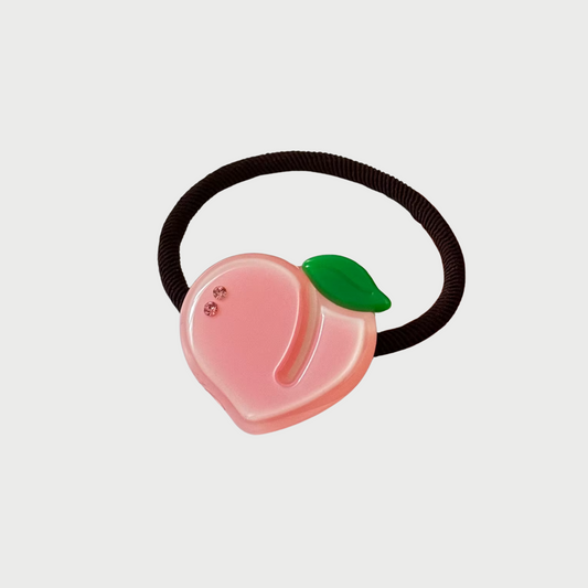 PEACH HAIR TIE